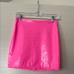 SHEIN Hot Pink Mini Skirt